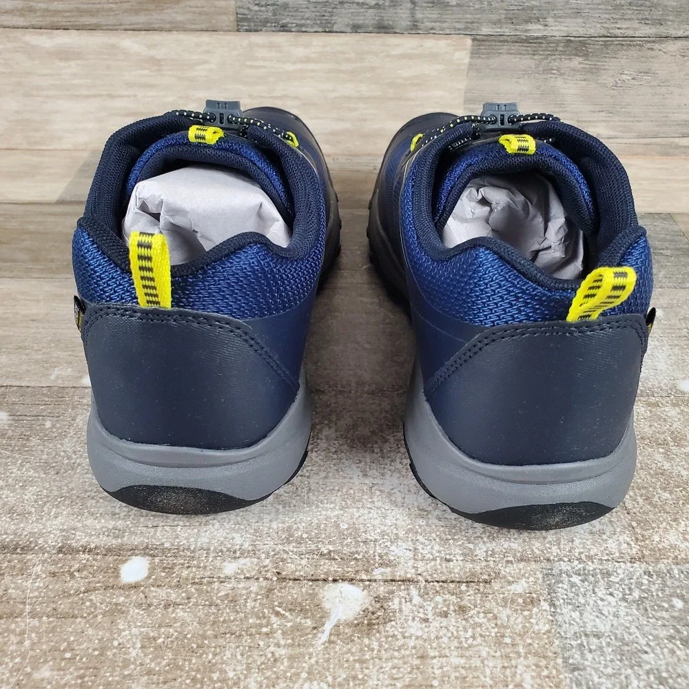 Keen Wanduro Low Kids Hiking Shoes Sz 7 Sky Captain‎ Evening Primrose Waterproof